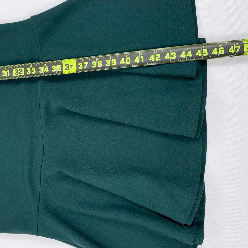 Lulus Moment Maker Square Neck Trumpet Midi Dress Women's Small Green - Picture 15 of 16